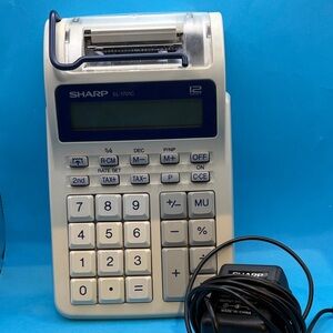 VINTAGE PRINTING CALCULATOR FOR SHARP FANS FITS EL 1701C OR EL1701C READ